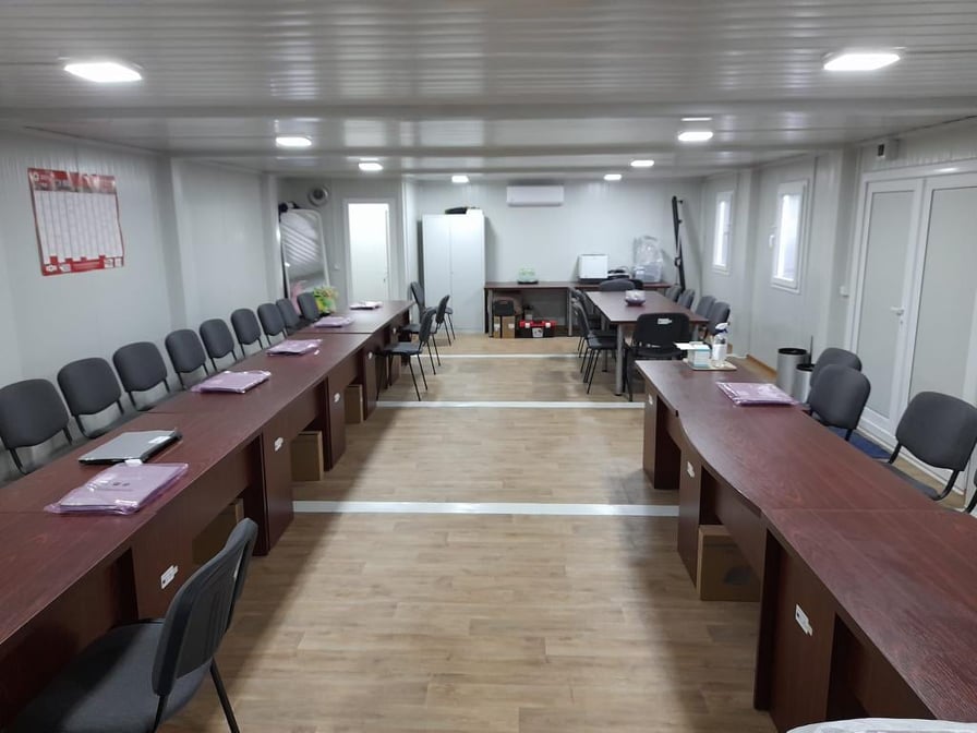 Module pentru birou cu sau fara grup sanitar de la 28 mp, 2x6x2,4x2,55
